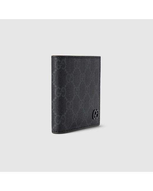 Gucci Gray GG Wallet With GG Detail for men