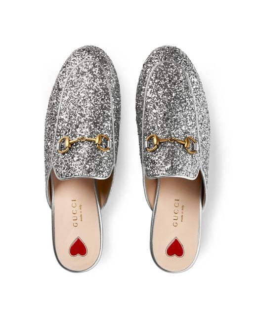 Glitter loafer hotsell slides