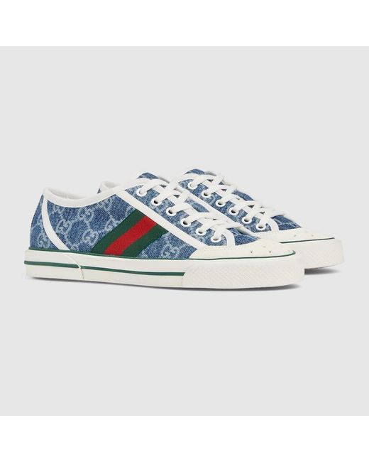 Gucci Blue Tennis 1977 Sneaker, Fabric