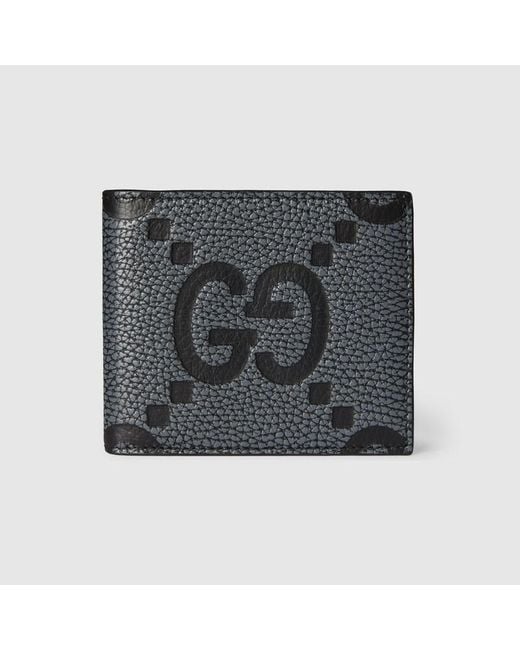 Gucci Gray Maxi Gg Wallet for men