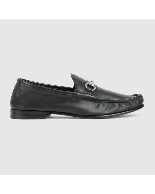 Gucci Black Lugano Loafer, Leather for men