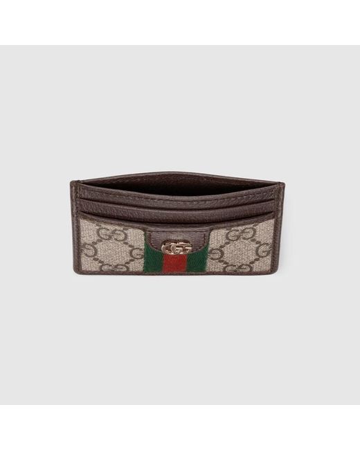 Gucci Natural Porte-Cartes Ophidia