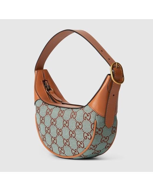 Gucci Gray Ophidia Super Mini Shoulder Bag