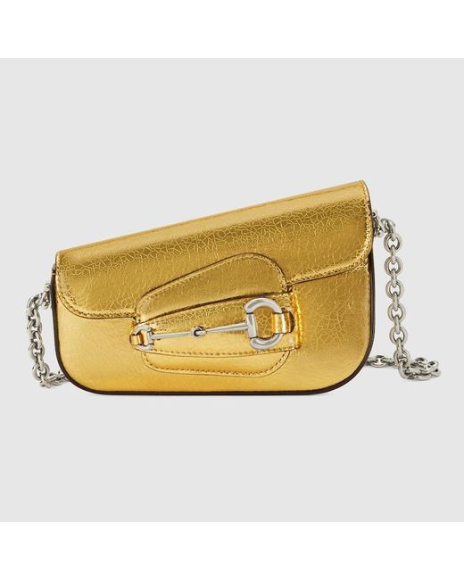 Gucci Yellow Horsebit 1955 Mini Shoulder Bag