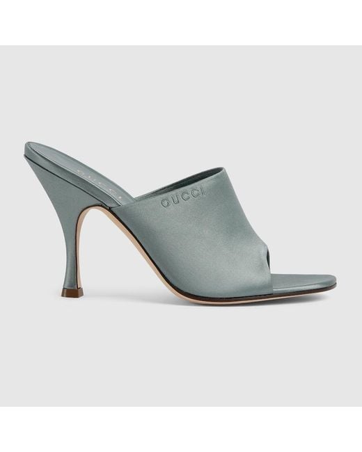 Gucci Gray Slide Sandal, Size 35 It