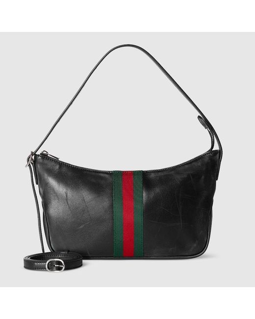 Gucci Black Lunetta Small Crossbody Bag for men