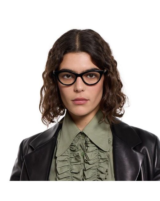 Gucci Black Cat-Eye Optical Frame
