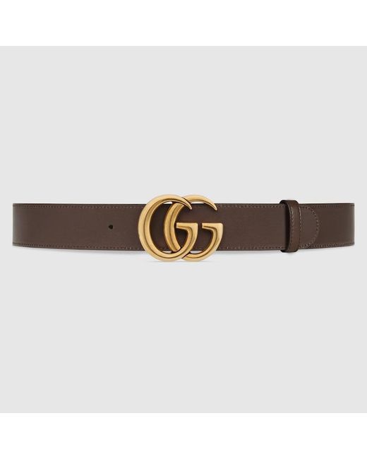 Gucci Natural GG Marmont Reversible Belt