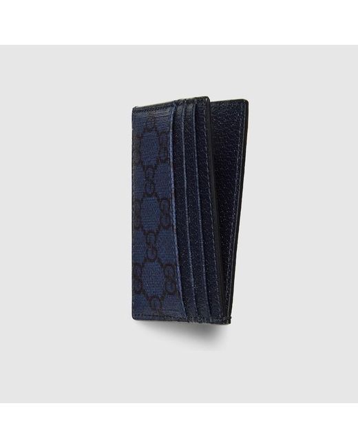 Gucci Blue Ophidia GG Card Case for men
