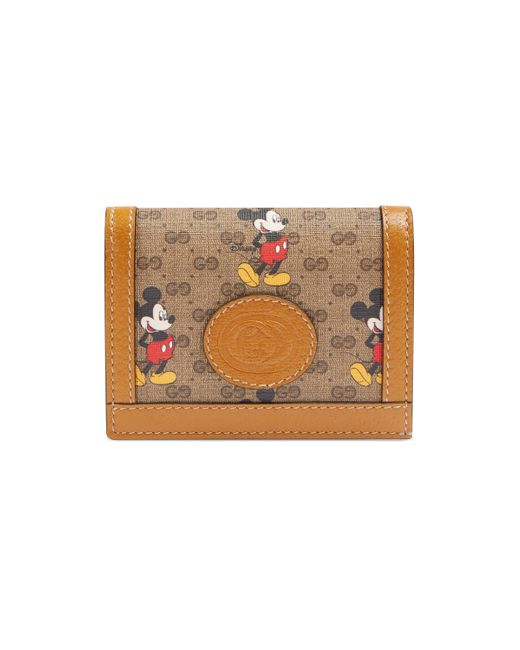 gucci mickey mouse card holder