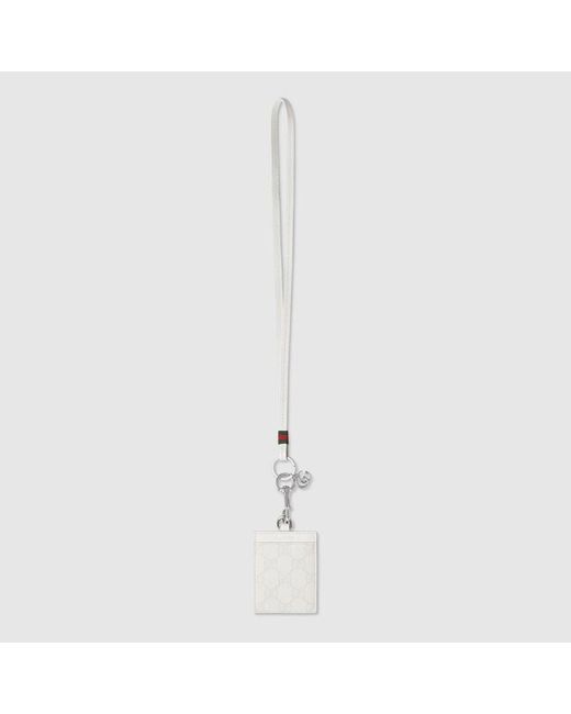 Gucci Gg Kartenetui in White für Herren