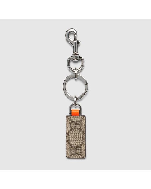 Gucci Metallic Ophidia Keychain With Hook Closure