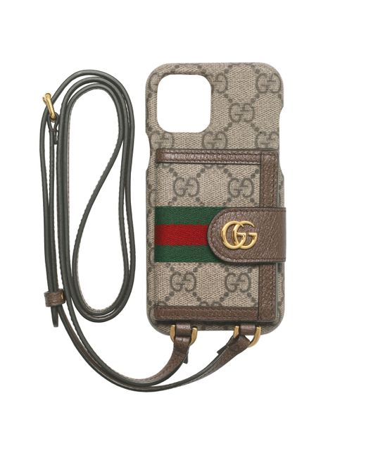 Gucci Natural Online Exclusive Ophidia Case For Iphone 12 And Iphone 12 Pro