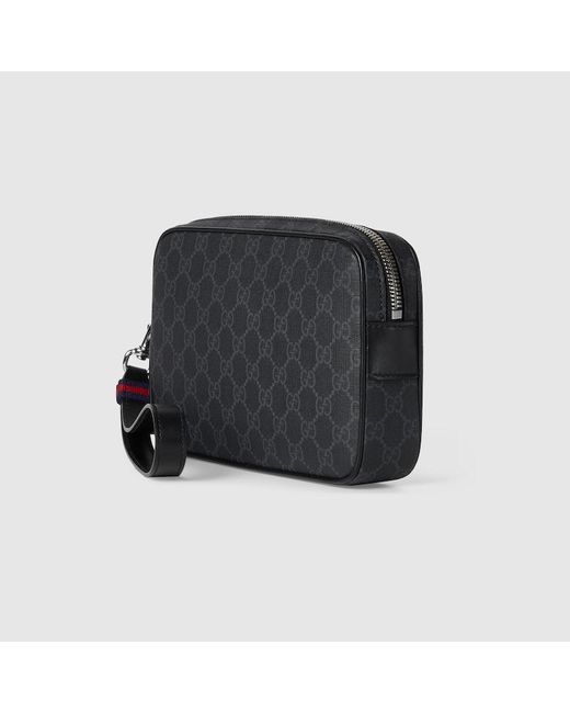 Gucci Black Gg Pouch for men