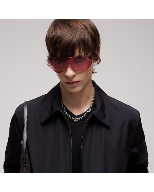 Gucci Metallic Interlocking Chain Necklace