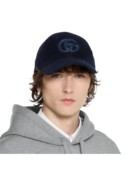 Cappellino Da Baseball di Gucci in Blue da Uomo