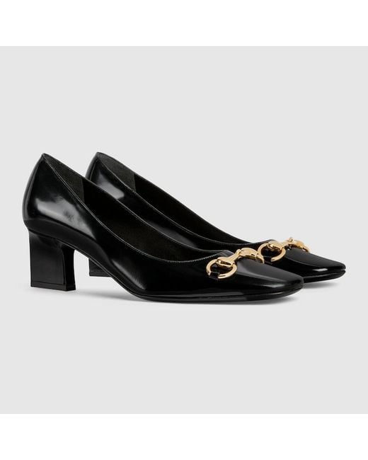 Gucci Black "Signora 55Mm" Pumps