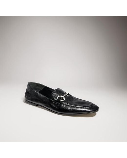 Gucci Black Jordaan Soft Loafer, Leather