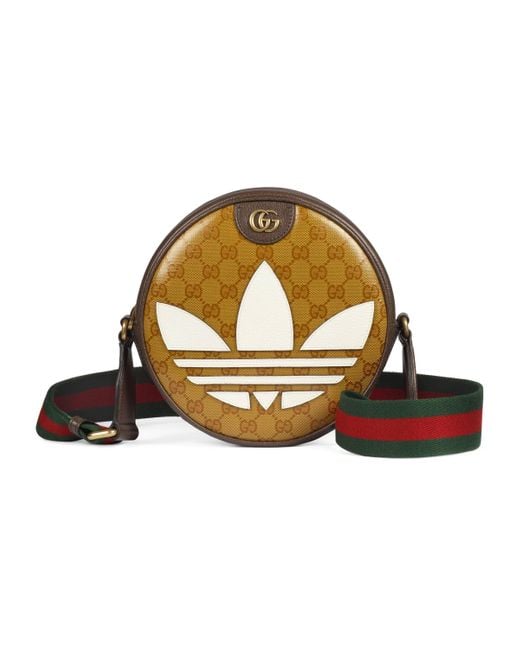 Leather bag Gucci X Adidas Green in Leather - 36403874