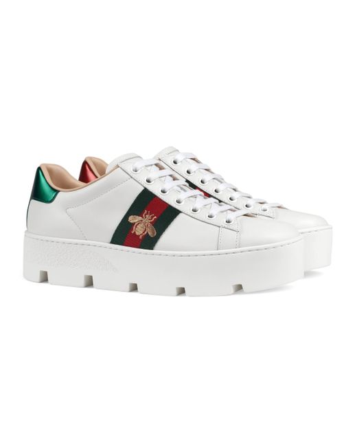 Sneakers & Tennis shoes basse di Gucci in Bianco | Lyst