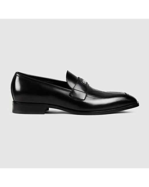 Mocassin Avec Surpiqûre Pour Homme, Taille Gucci pour homme en coloris Black