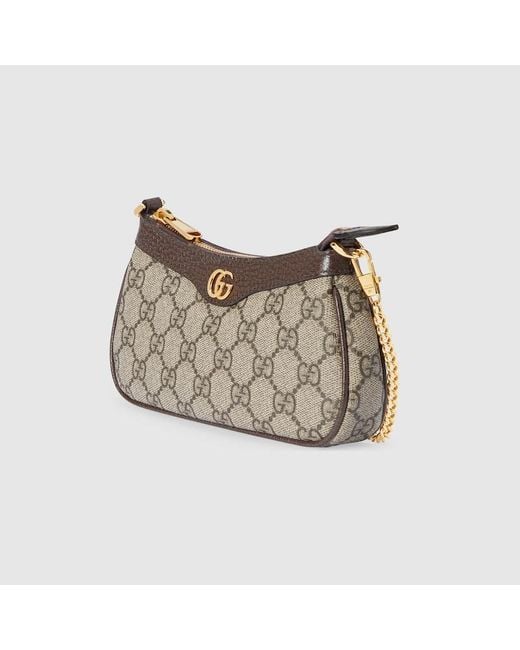 Gucci Brown Ophidia Mini Bag