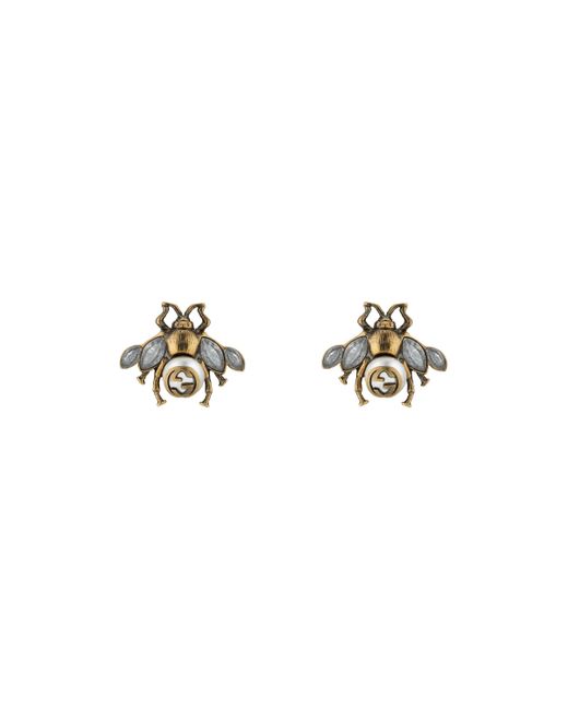 gucci bee stud earrings