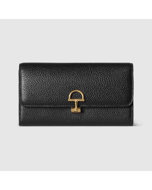 Cartera Continental Softbit Gucci de color Black