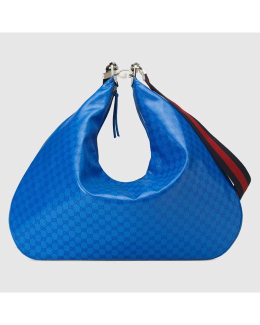 Gucci Blue Attache Large Messenger Bag for men