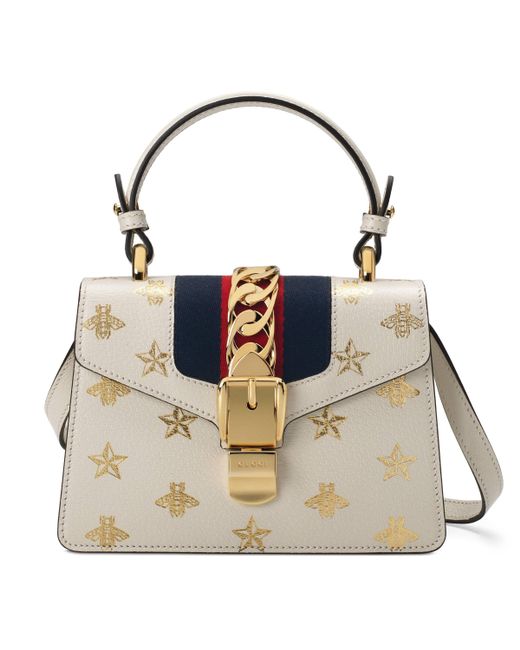 gucci white sylvie bag