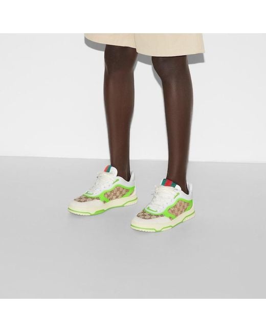 Gucci Green Re-web Sneaker for men