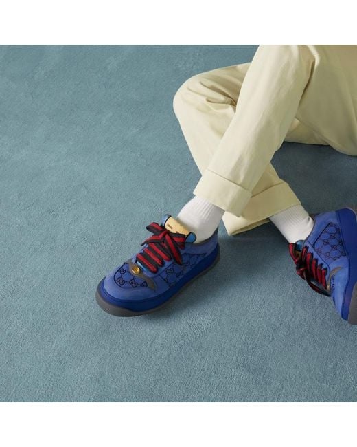 Gucci Blue Screener GG Sneaker for men
