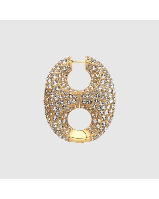 Gucci Metallic Marina Chain Earrings