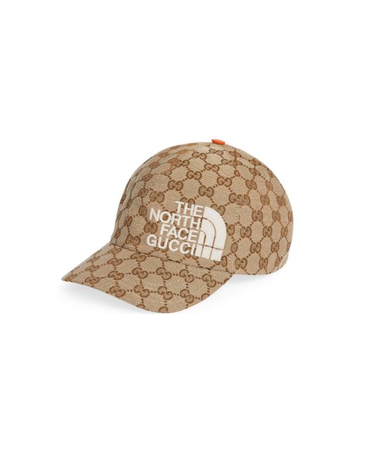 Gucci Natural The North Face X Baseball Hat for men