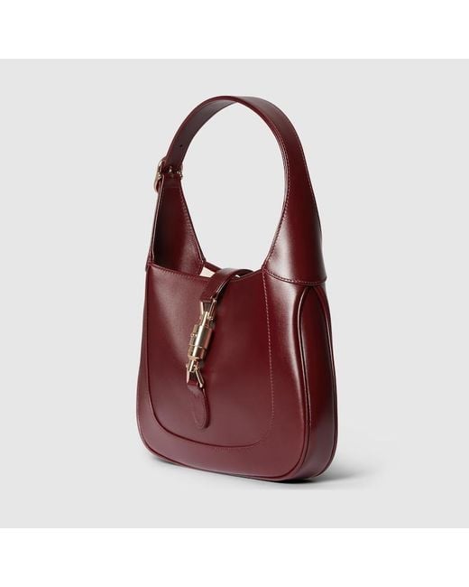 Gucci 〔グッチ ジャッキー 1961〕ミディアムバッグ, ボルドー