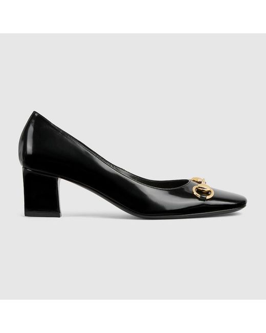 Gucci Black "Signora 55Mm" Pumps