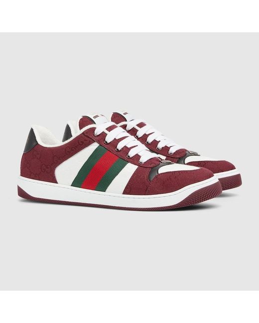 Baskets Screener Pour Homme, Taille Gucci pour homme en coloris Red