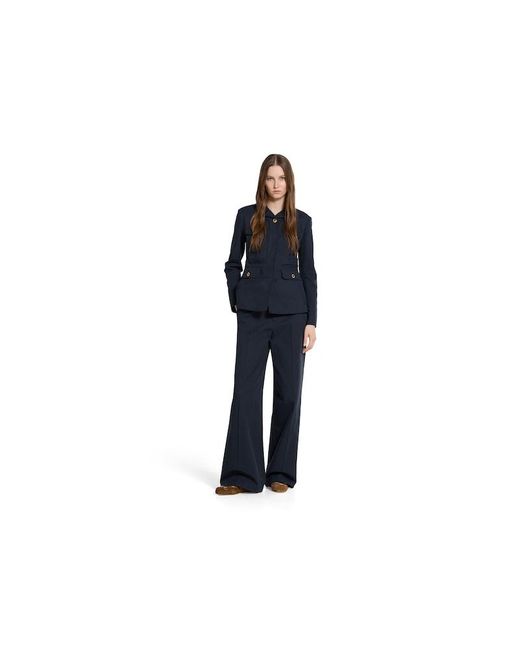 Gucci ライトコットンキャンバス パンツ, ブルー, ウェア Blue