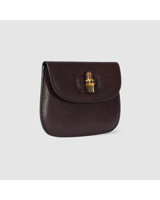 Pouch Bamboo Misura Piccola di Gucci in Brown