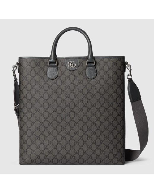 Gucci Black Ophidia GG Medium Tote Bag for men