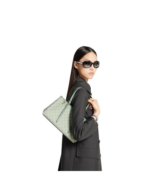 Gucci Green Mittelgroßer Gg Emblem Shopper