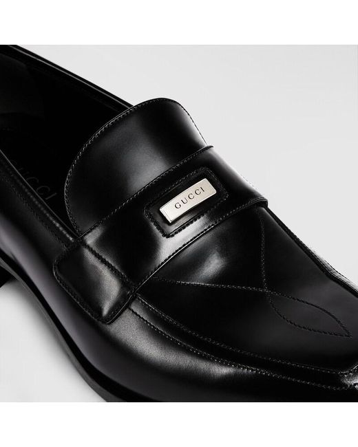 Mocassin Avec Surpiqûre Pour Homme, Taille Gucci pour homme en coloris Black