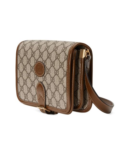 Gucci Leather Mini Shoulder Bag With 