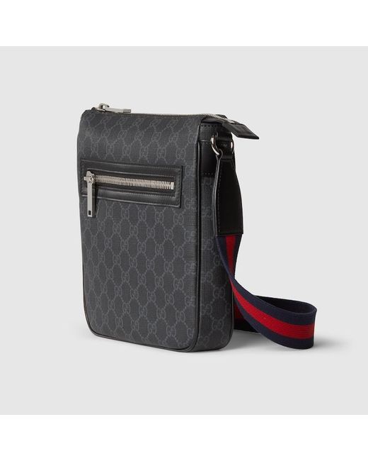 Gucci Black Gg Small Messenger Bag
