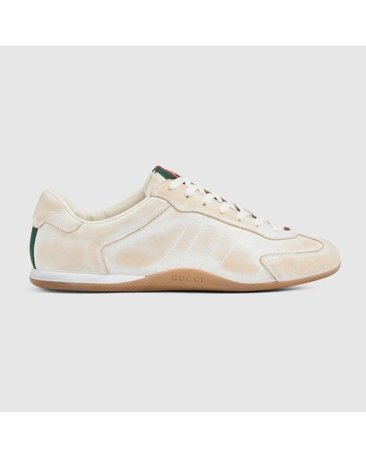 Gucci White Shift Trainers, Uk