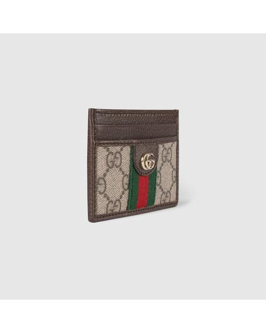 Gucci Natural Porte-Cartes Ophidia