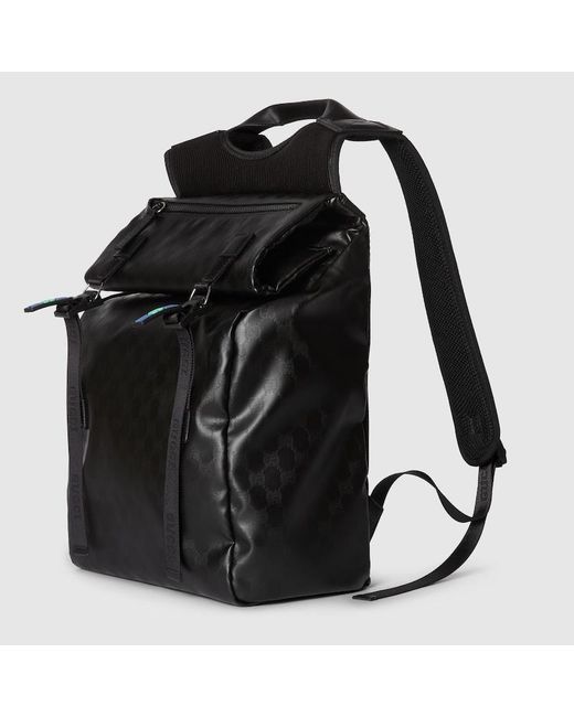 Gucci Black GG Crystal Backpack for men