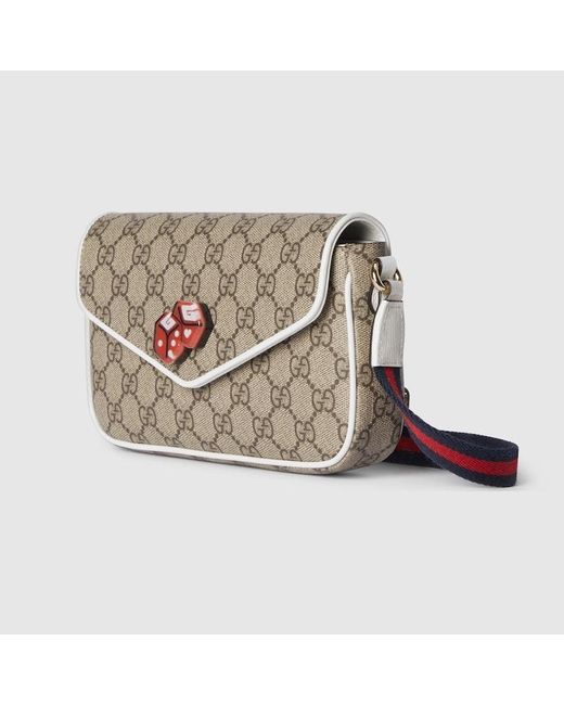 Gucci Metallic GG Super Mini Shoulder Bag