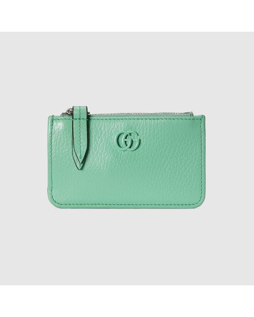 Gucci 【公式】 (グッチ)ダブルg キーチェーン カードケースミントグリーングリーン Green