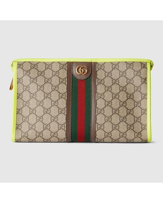 Gucci Metallic Ophidia GG Pouch